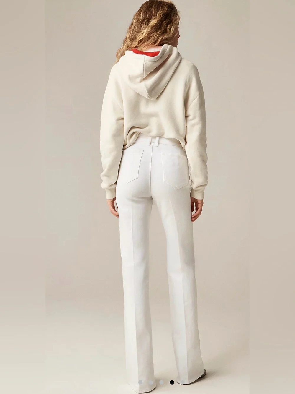 J. Crew New Vintage Flare Jean White Size 26 P